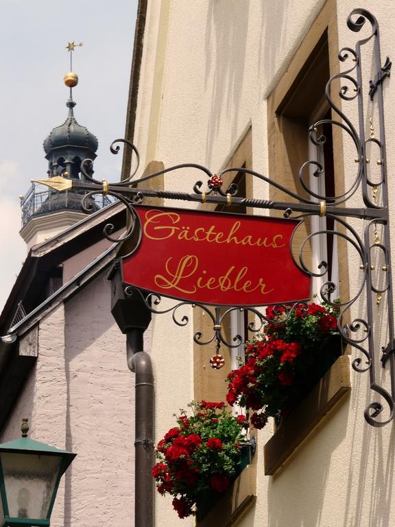 Appartement Gaestehaus Liebler à Rothenburg ob der Tauber Extérieur photo